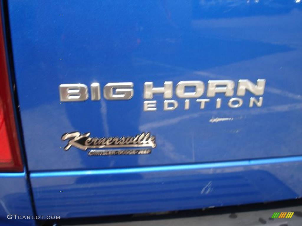 2007 Ram 1500 Big Horn Edition Quad Cab 4x4 - Electric Blue Pearl / Medium Slate Gray photo #32