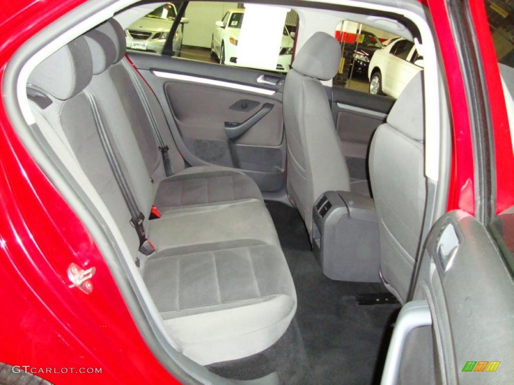 2008 Jetta S Sedan - Salsa Red / Art Grey photo #19