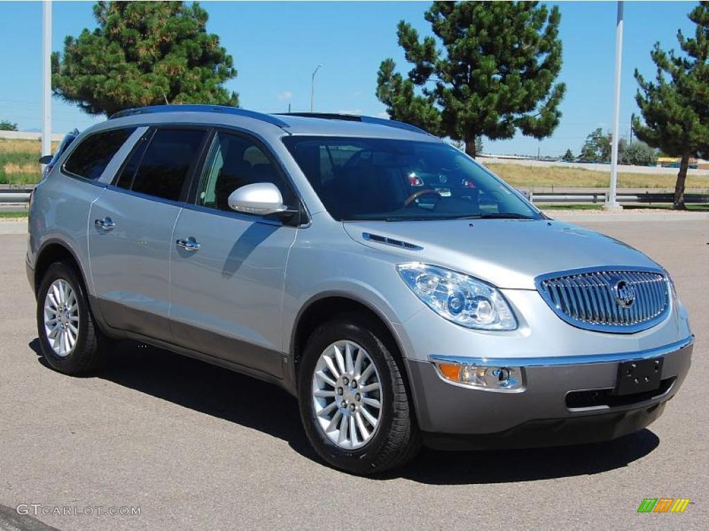 2010 Enclave CXL AWD - Quicksilver Metallic / Ebony/Ebony photo #1