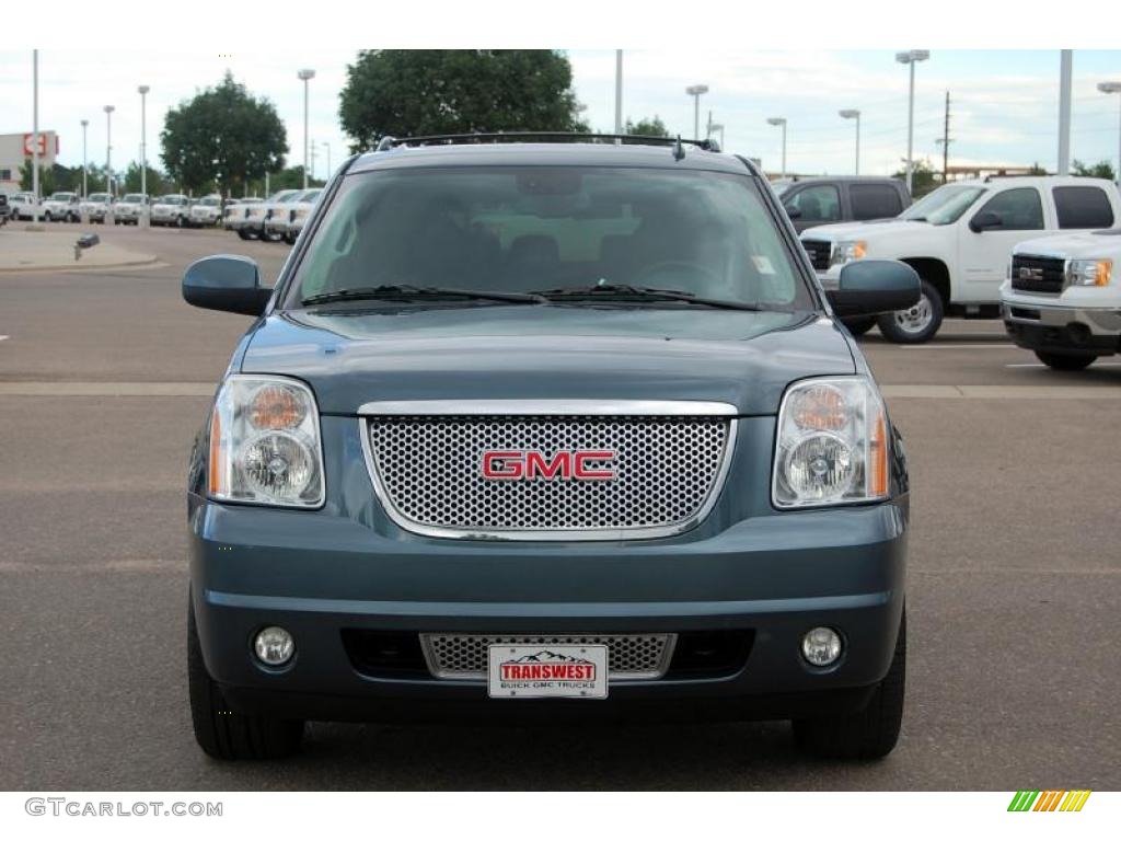 2008 Yukon XL Denali AWD - Stealth Gray Metallic / Ebony photo #2