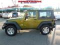 2008 Rescue Green Metallic Jeep Wrangler X 4x4  photo #6