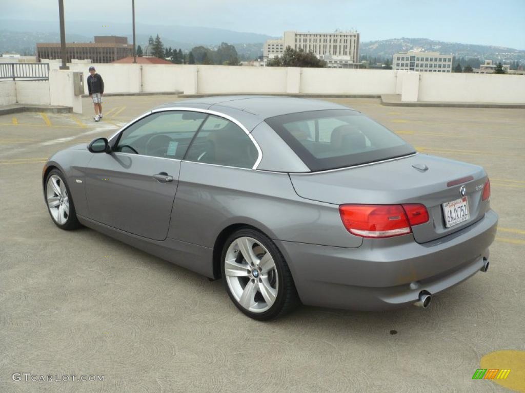2007 3 Series 335i Convertible - Sparkling Graphite Metallic / Saddle Brown/Black photo #5