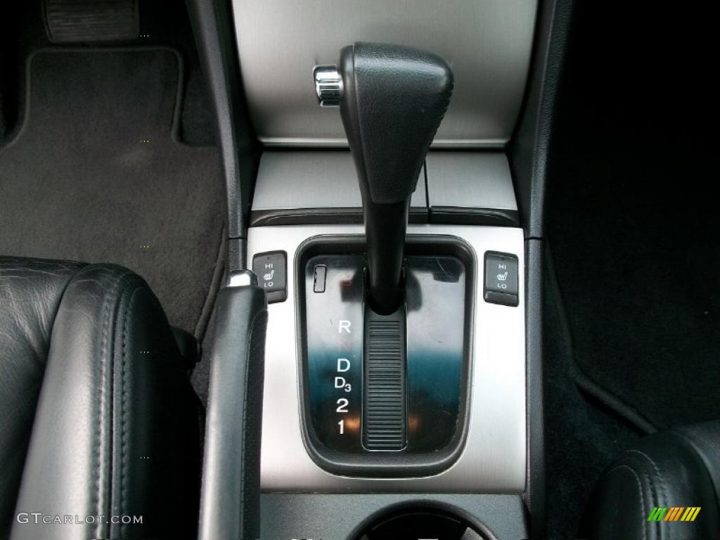 2003 Accord EX V6 Coupe - Satin Silver Metallic / Black photo #14