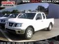 2010 Avalanche White Nissan Frontier SE V6 King Cab 4x4  photo #1
