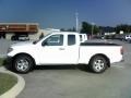 2010 Avalanche White Nissan Frontier SE V6 King Cab 4x4  photo #3