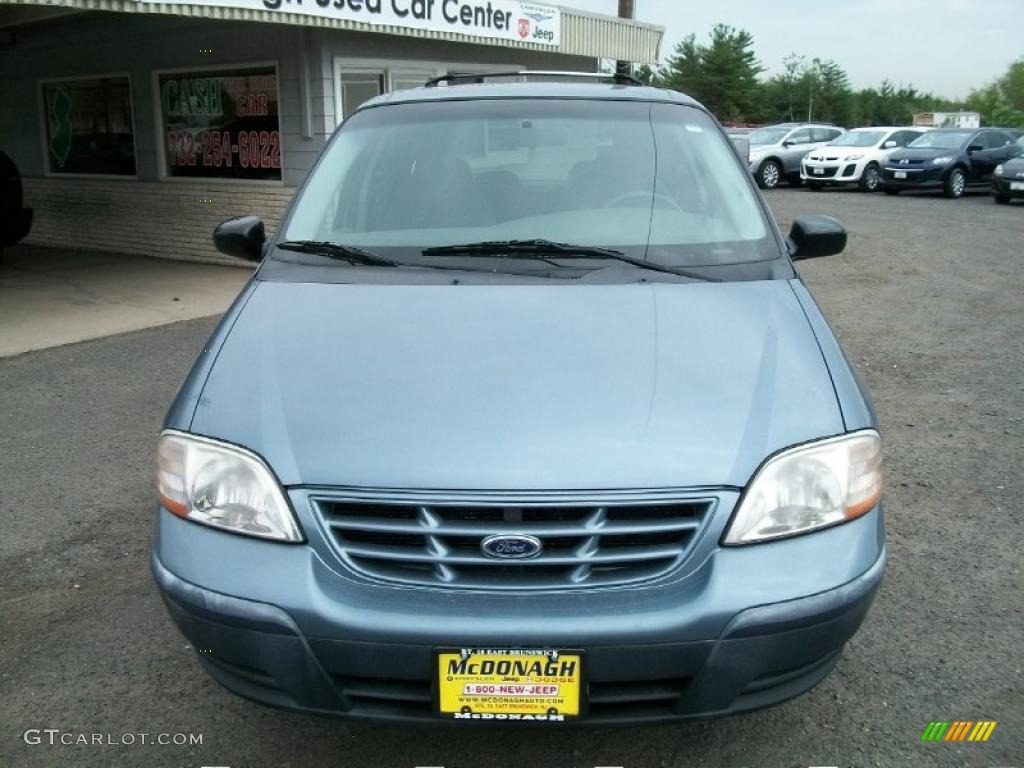 2000 Windstar LX - Medium Steel Blue Metallic / Medium Graphite photo #2