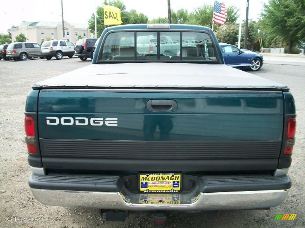 1996 Ram 1500 SLT Extended Cab - Spruce Green Pearl / Tan photo #5