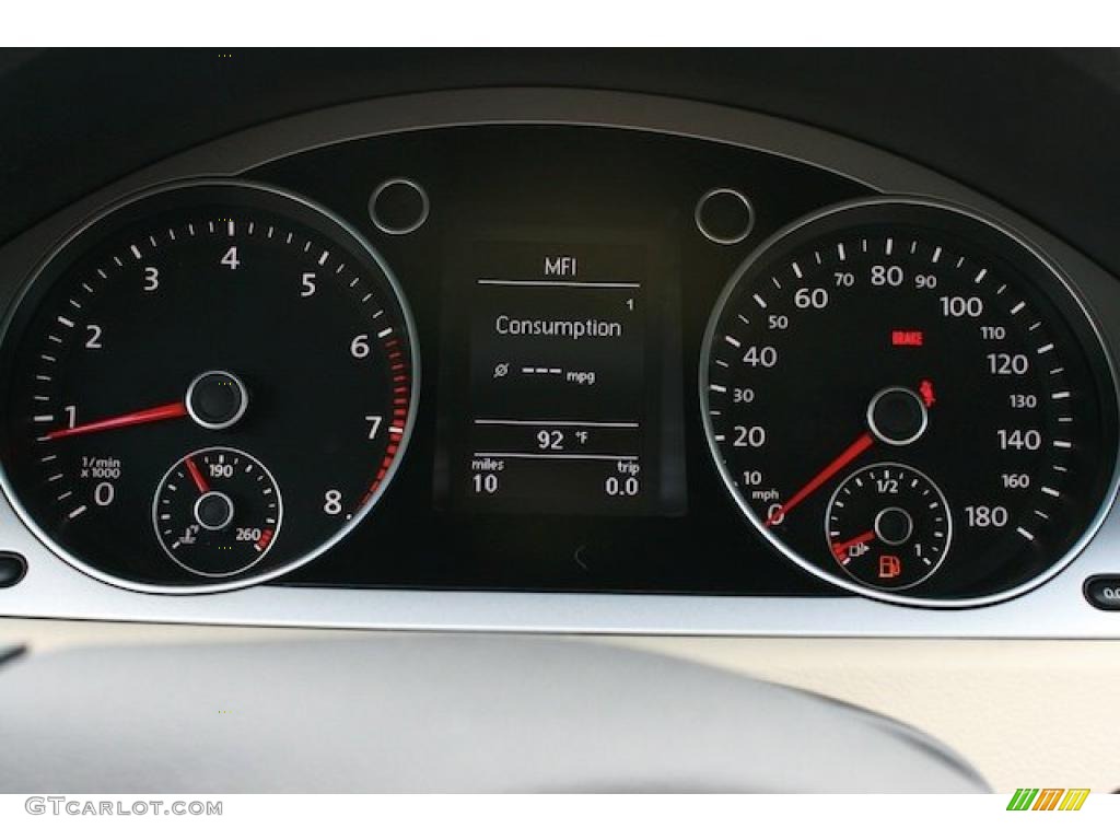 2011 CC Sport - White Gold Metallic / Cornsilk Beige/Black photo #16