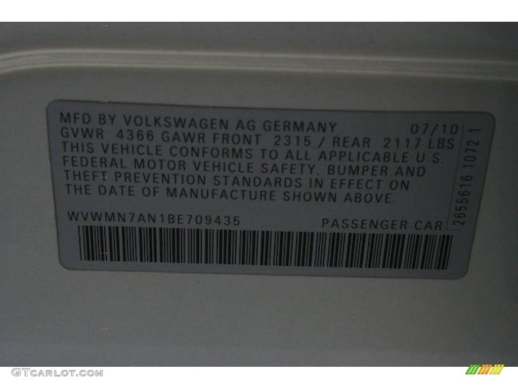 2011 CC Sport - White Gold Metallic / Cornsilk Beige/Black photo #20