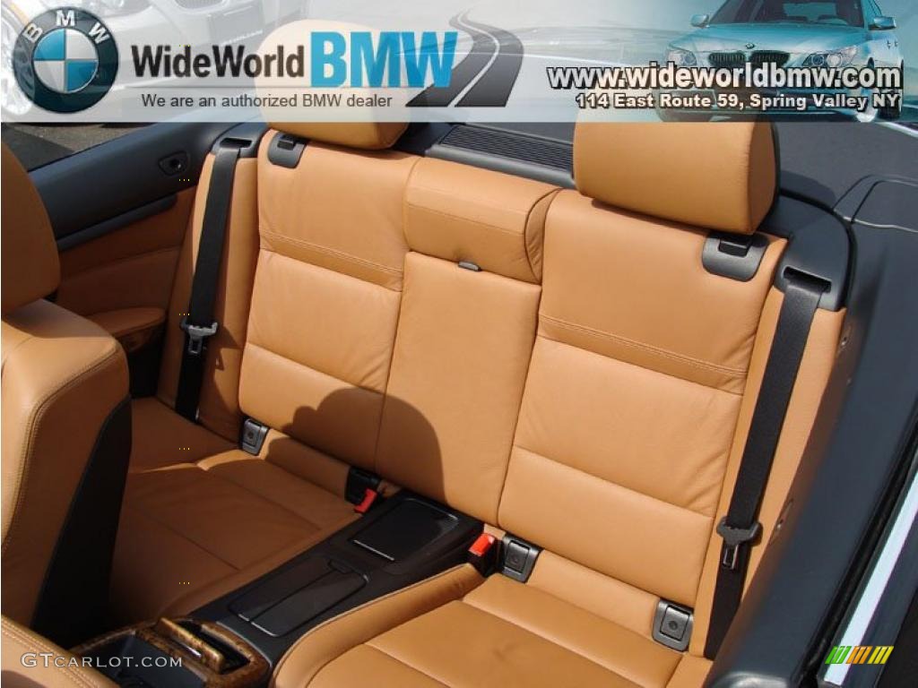 2008 3 Series 335i Convertible - Jet Black / Saddle Brown/Black photo #8