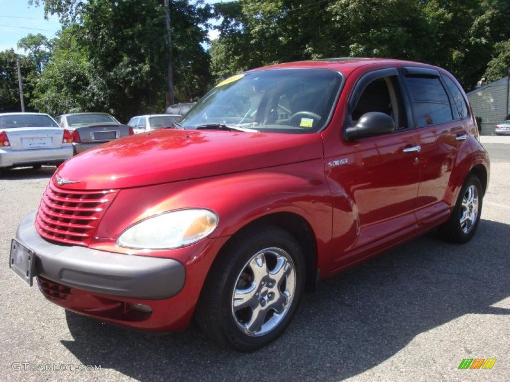 2001 PT Cruiser Touring - Inferno Red Pearl / Taupe/Pearl Beige photo #1