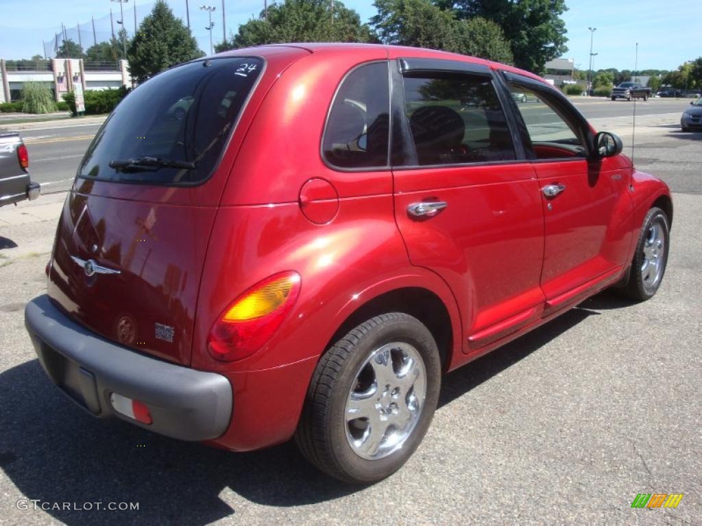 2001 PT Cruiser Touring - Inferno Red Pearl / Taupe/Pearl Beige photo #6