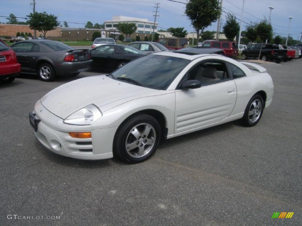 2003 Eclipse GS Coupe - Dover White Pearl / Midnight photo #1