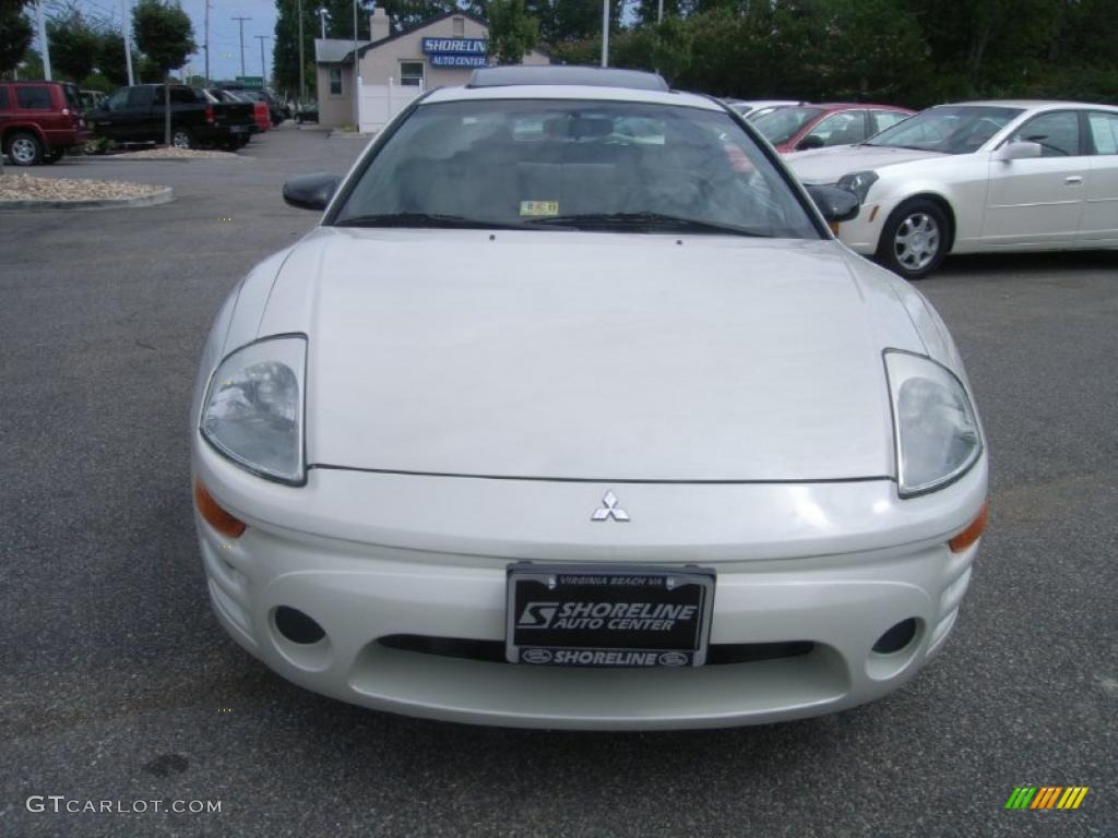 2003 Eclipse GS Coupe - Dover White Pearl / Midnight photo #8