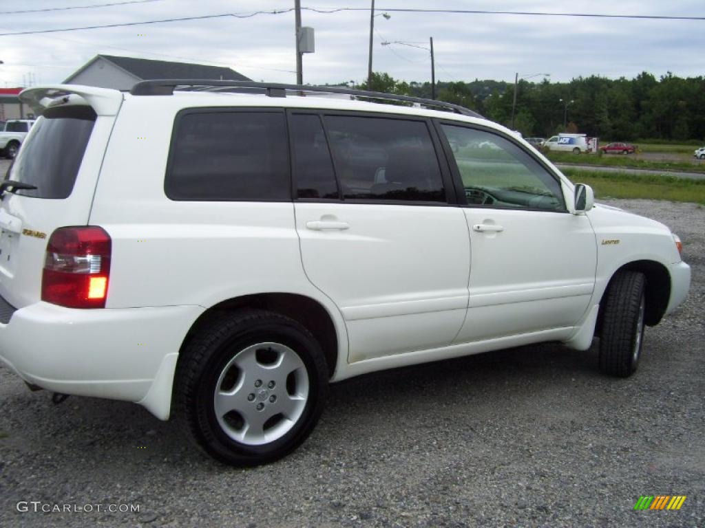 2004 Highlander Limited V6 4WD - Super White / Ash photo #4