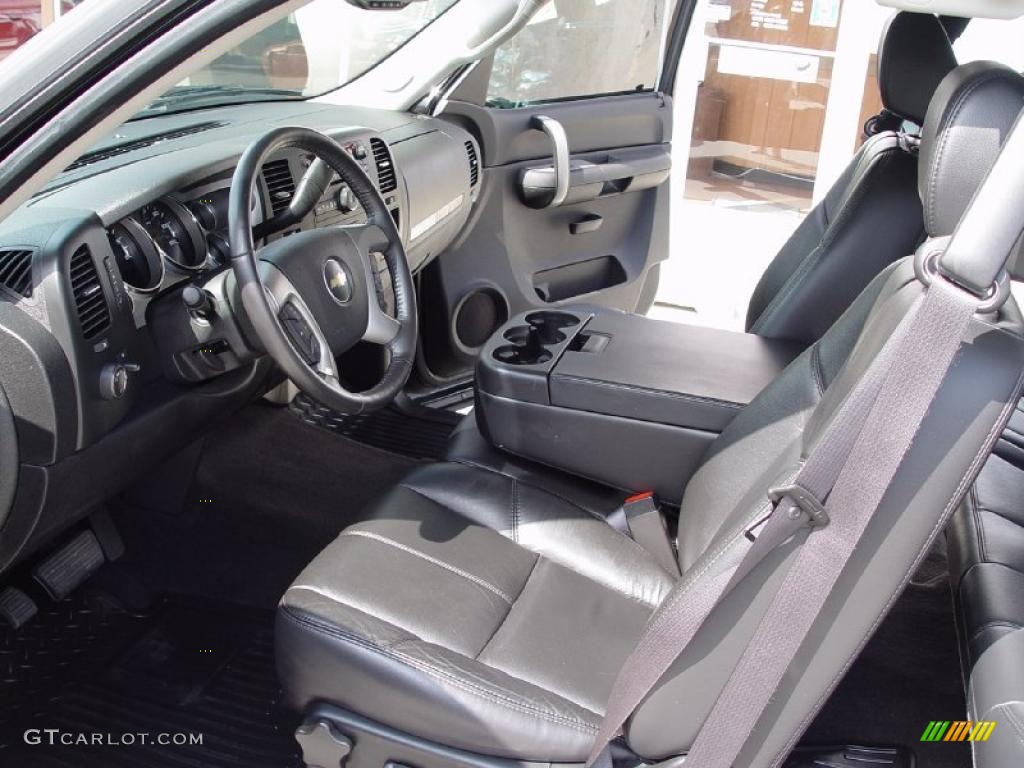 2007 Silverado 1500 LT Z71 Extended Cab 4x4 - Black / Ebony Black photo #8