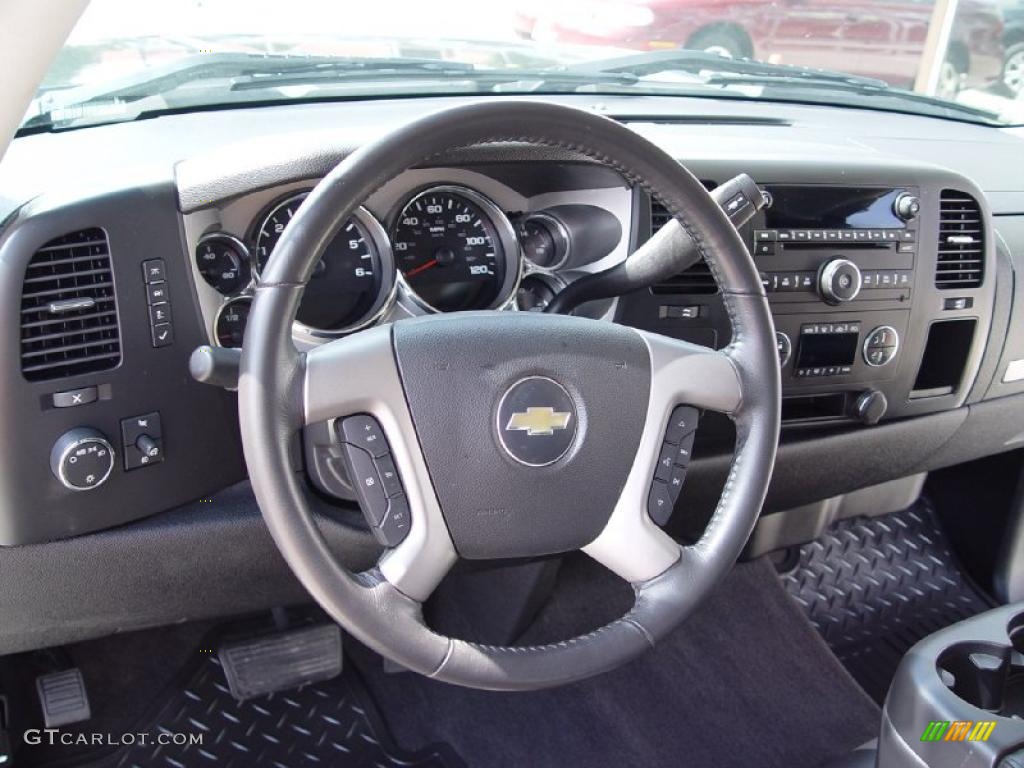 2007 Silverado 1500 LT Z71 Extended Cab 4x4 - Black / Ebony Black photo #10