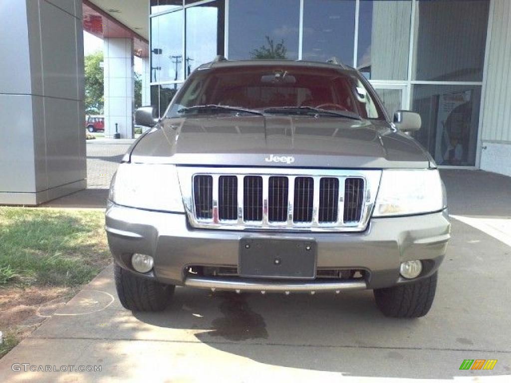 2004 Grand Cherokee Overland - Graphite Metallic / Dark Slate Gray photo #2