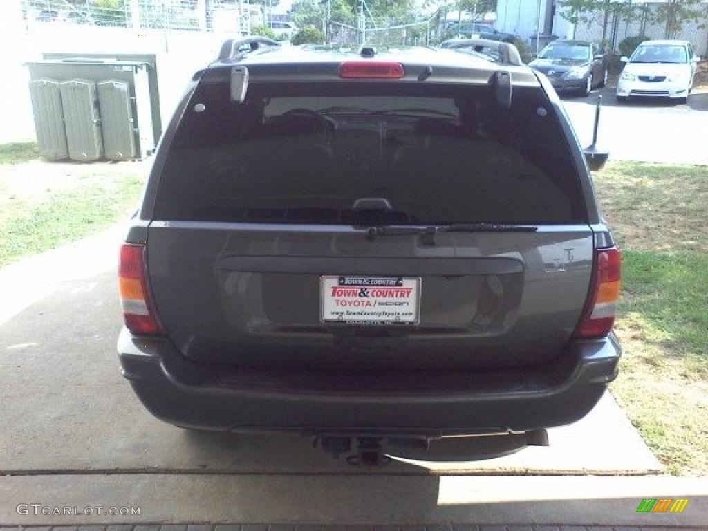 2004 Grand Cherokee Overland - Graphite Metallic / Dark Slate Gray photo #4