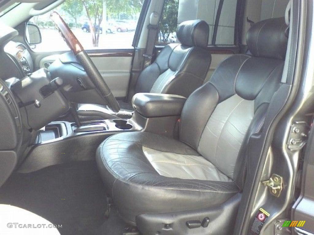 2004 Grand Cherokee Overland - Graphite Metallic / Dark Slate Gray photo #6