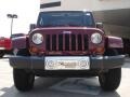 2010 Red Rock Crystal Pearl Jeep Wrangler Sahara 4x4  photo #8