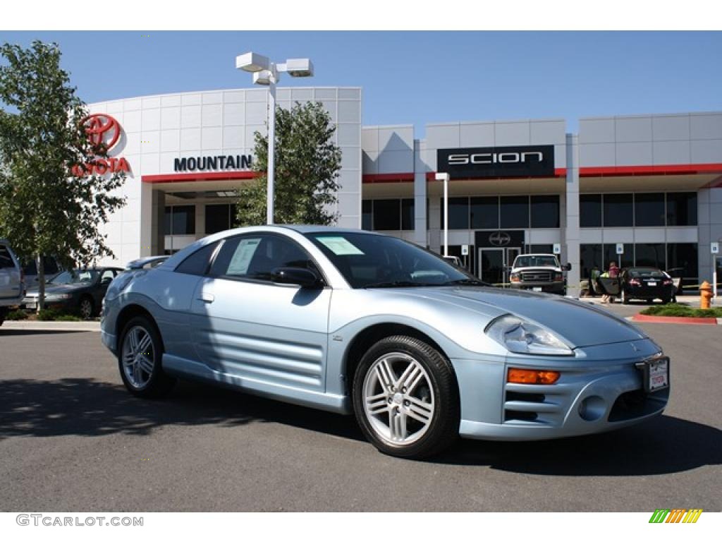 2003 Eclipse GT Coupe - Steel Blue Pearl / Midnight photo #1