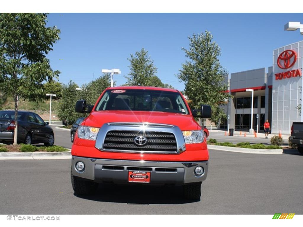 2007 Tundra SR5 TRD Double Cab 4x4 - Radiant Red / Graphite Gray photo #6