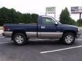 2000 Indigo Blue Metallic Chevrolet Silverado 1500 LS Regular Cab 4x4  photo #6