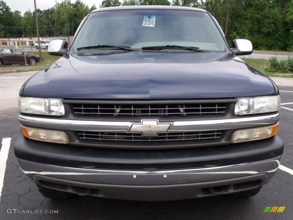 2000 Silverado 1500 LS Regular Cab 4x4 - Indigo Blue Metallic / Medium Gray photo #8