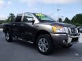Smoke Metallic - Titan SE Heavy Metal Chrome Edition Crew Cab 4x4 Photo No. 8