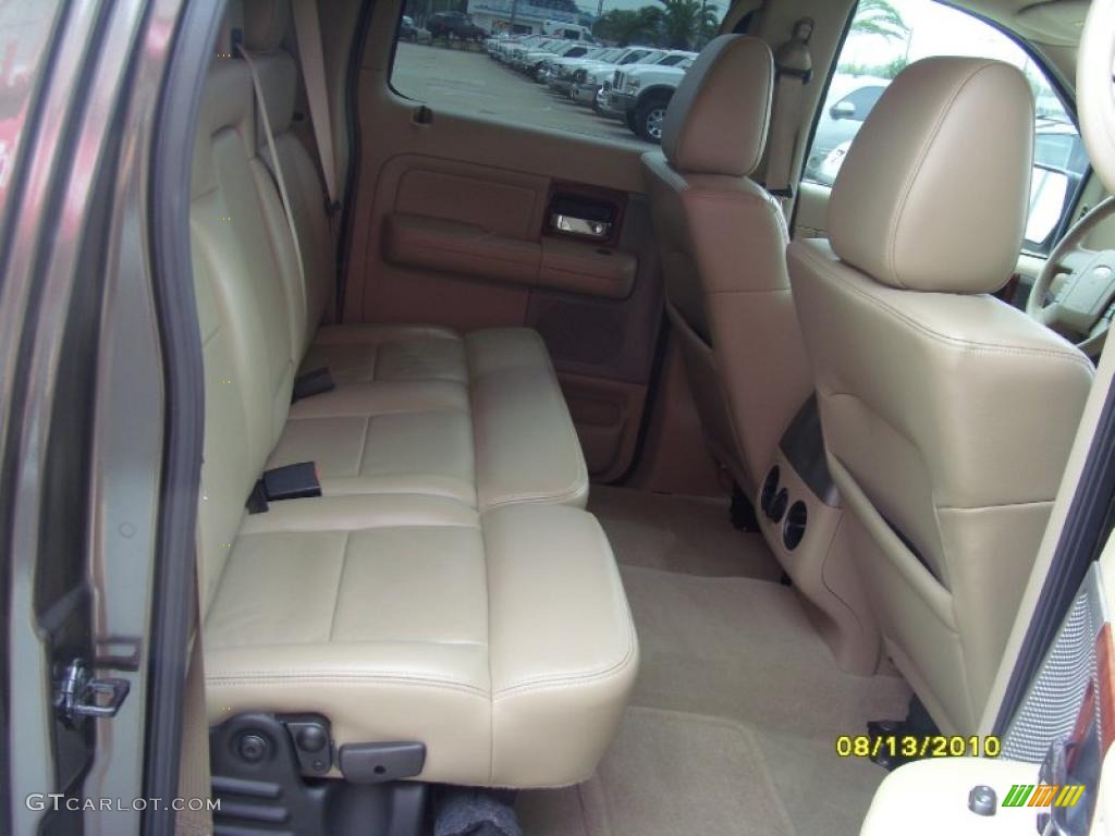 2006 F150 Lariat SuperCrew - Dark Stone Metallic / Tan photo #13