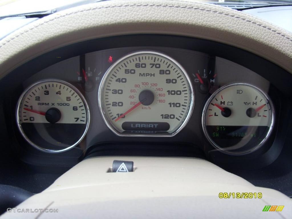 2006 F150 Lariat SuperCrew - Dark Stone Metallic / Tan photo #15