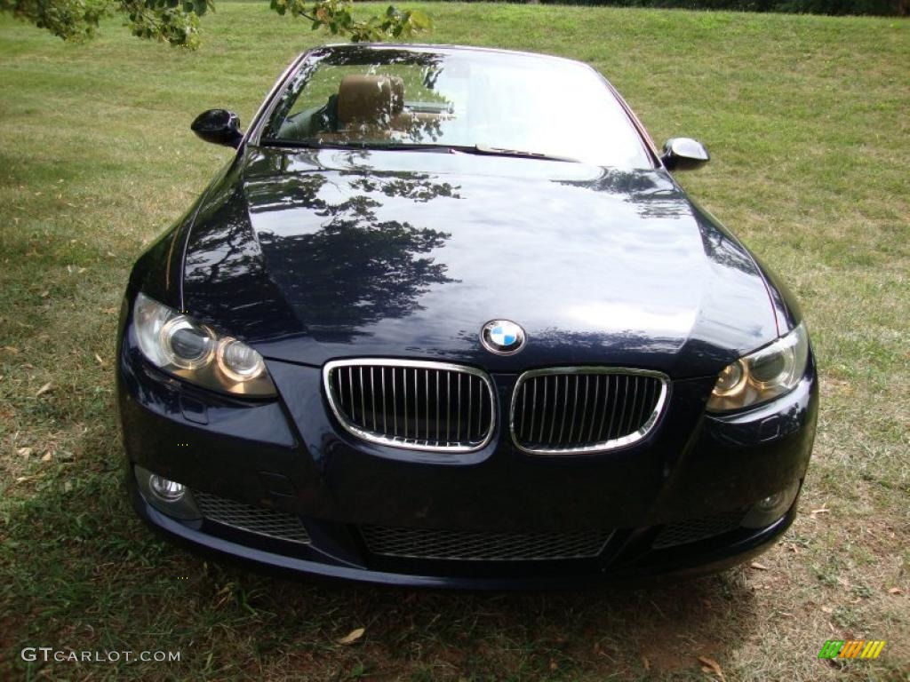 2007 3 Series 335i Convertible - Monaco Blue Metallic / Saddle Brown/Black photo #3