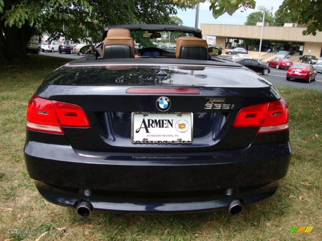 2007 3 Series 335i Convertible - Monaco Blue Metallic / Saddle Brown/Black photo #8