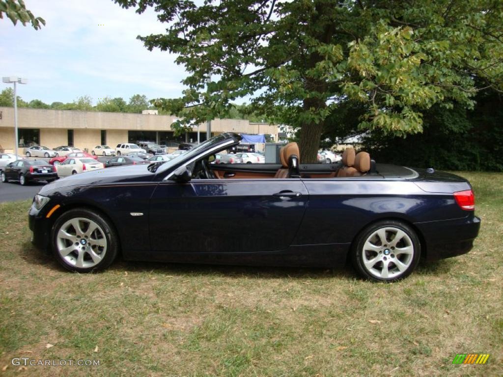 2007 3 Series 335i Convertible - Monaco Blue Metallic / Saddle Brown/Black photo #10