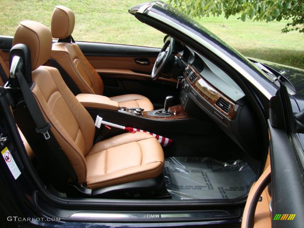 2007 3 Series 335i Convertible - Monaco Blue Metallic / Saddle Brown/Black photo #19