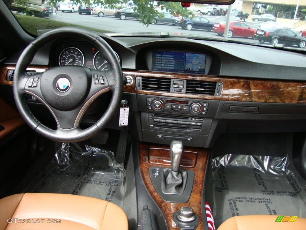 2007 3 Series 335i Convertible - Monaco Blue Metallic / Saddle Brown/Black photo #22