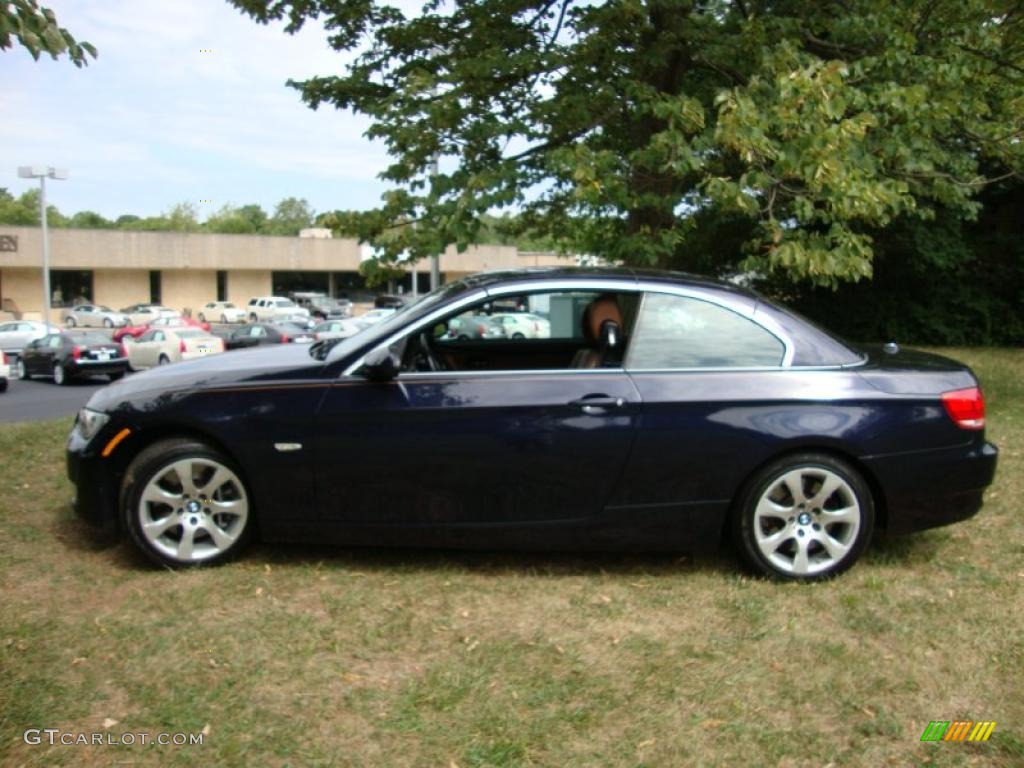 2007 3 Series 335i Convertible - Monaco Blue Metallic / Saddle Brown/Black photo #36
