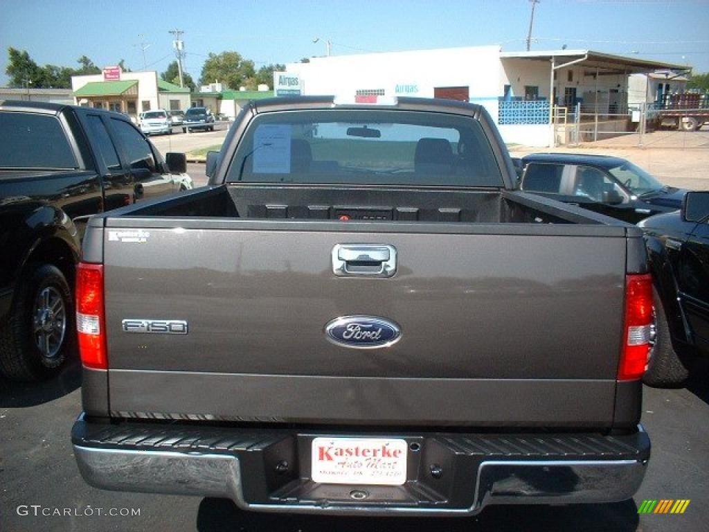 2006 F150 XLT Regular Cab - Dark Stone Metallic / Medium Flint photo #5