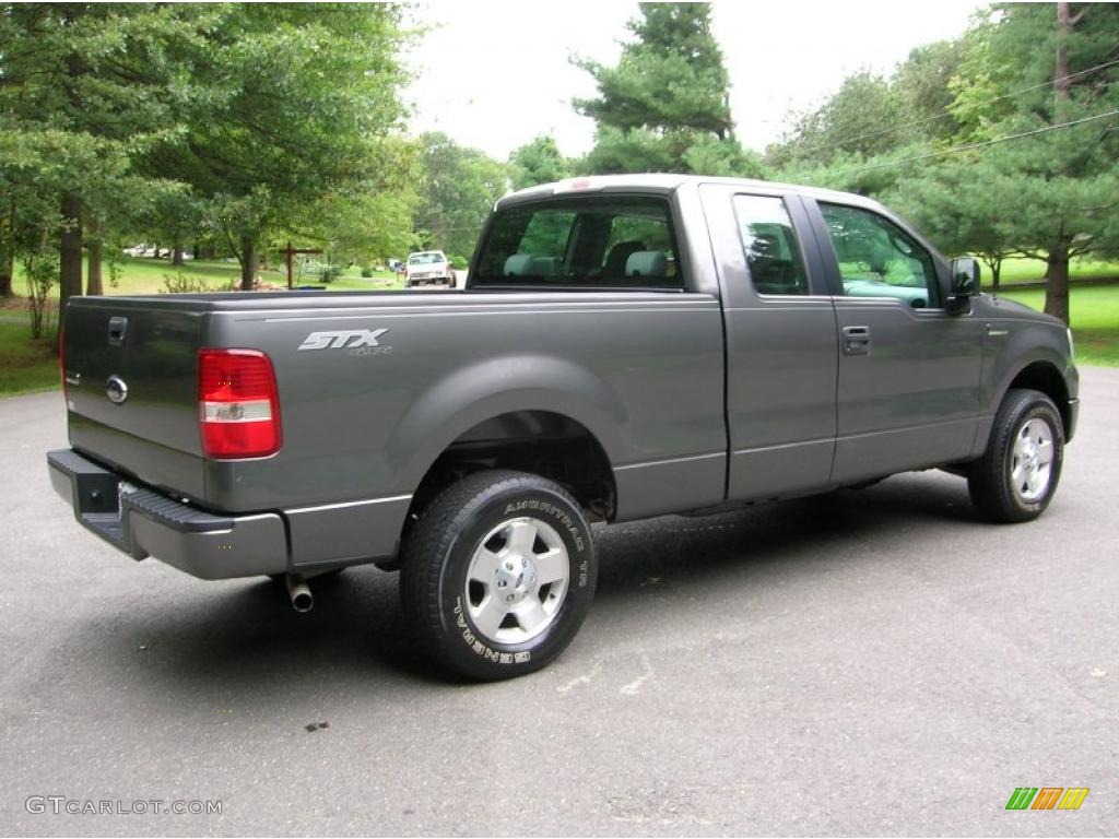 2006 F150 STX SuperCab 4x4 - Dark Shadow Grey Metallic / Medium/Dark Flint photo #2