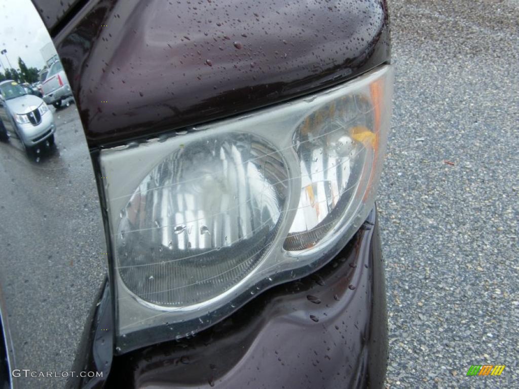 2004 Ram 1500 SLT Quad Cab - Deep Molten Red Pearl / Dark Slate Gray photo #9