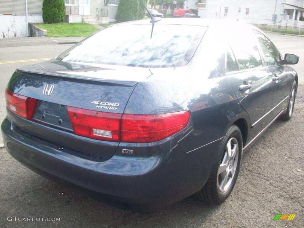 2005 Accord Hybrid Sedan - Graphite Pearl / Gray photo #4