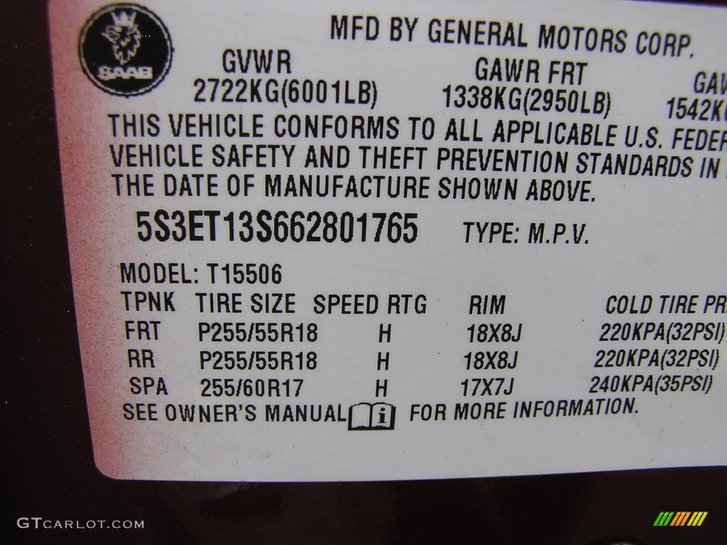 2006 9-7X 4.2i - Lingonberry Red Metallic / Desert Sand Leather photo #9