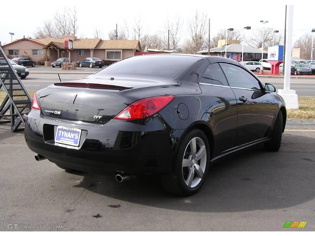 2007 G6 GT Convertible - Black / Light Taupe photo #4