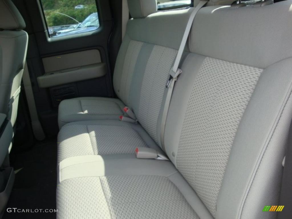 2010 F150 XLT SuperCab 4x4 - Dark Blue Pearl Metallic / Medium Stone photo #8
