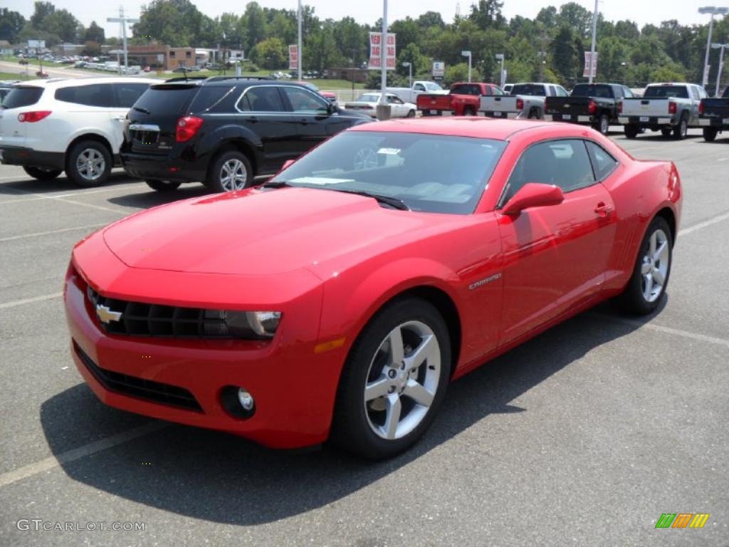 2011 Camaro LT Coupe - Victory Red / Black photo #1