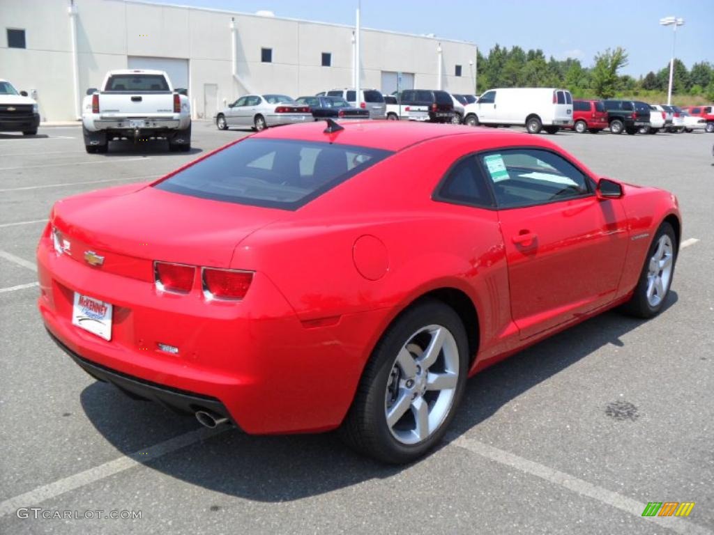 2011 Camaro LT Coupe - Victory Red / Black photo #4