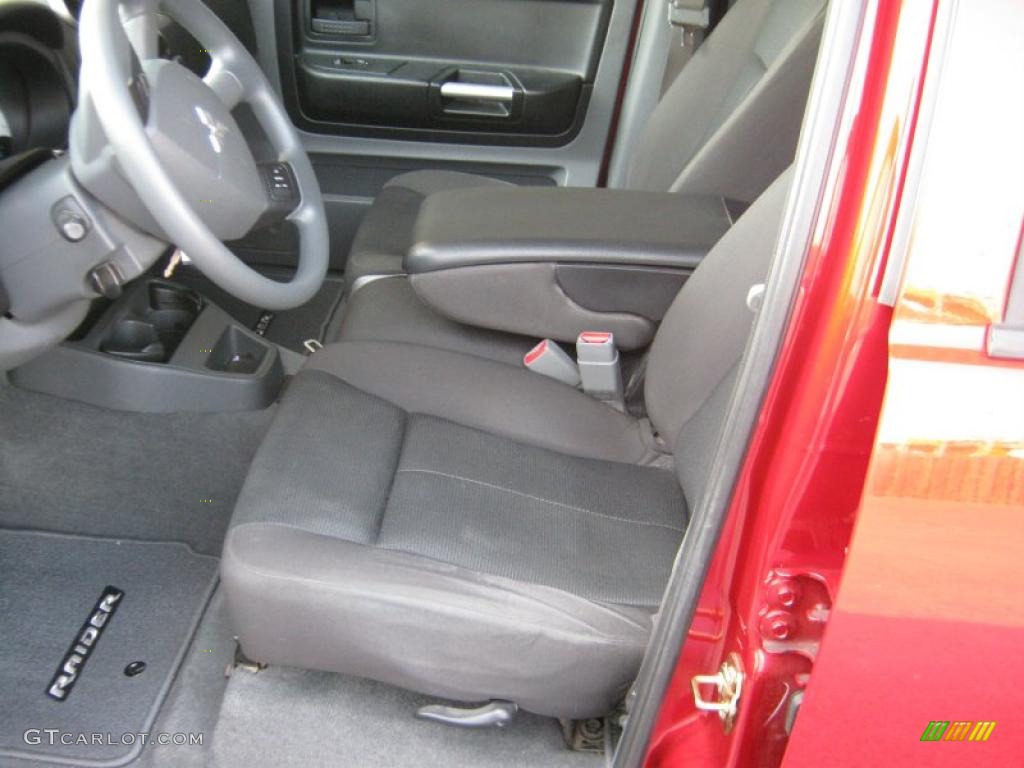 2006 Raider LS Double Cab 4x4 - Lava Red / Slate Gray photo #14