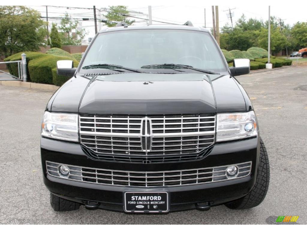 2008 Navigator L Elite 4x4 - Black / Charcoal Black photo #2