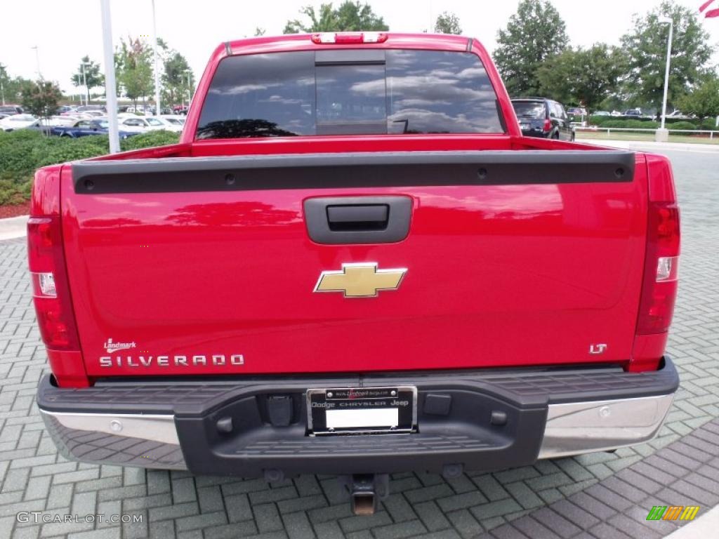 2009 Silverado 1500 LT Crew Cab - Victory Red / Ebony photo #4